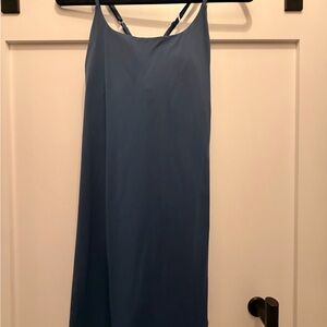 Athleisure Blue Midi Dress
